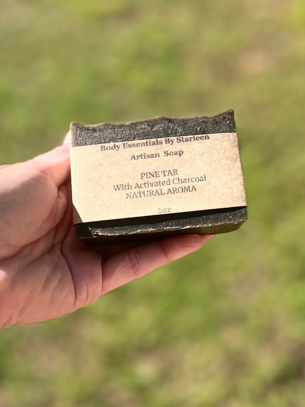 Handcrafted - Artisan  Pine Tar Soap-Natural Aroma